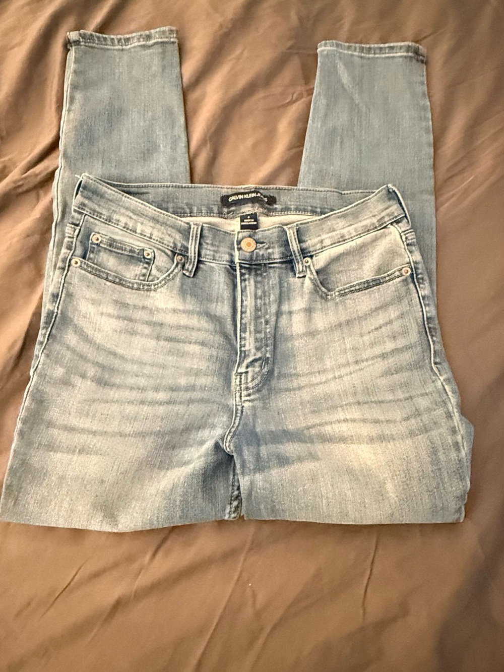 Calvin Klein Jeans Light Blue High-Rise Women's Jeans